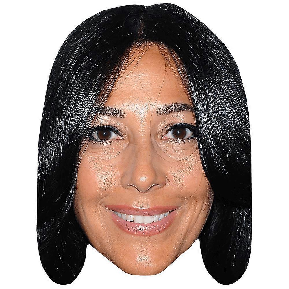 Carla Facciolo (Smile) Celebrity Mask, Flat Card Face