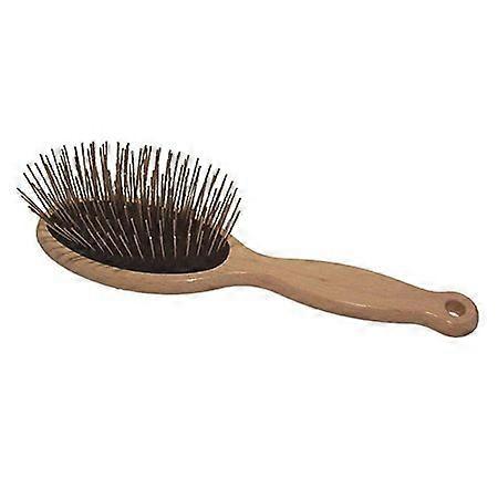 Large Wood Handle Pin Brush