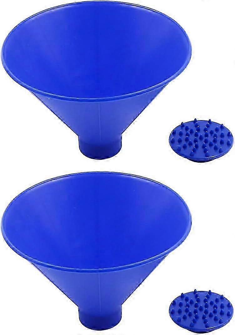 2Pcs Car Ice Scraper, Round Cone Car Ice Scraper with Funnel 360 Degree Cone Car