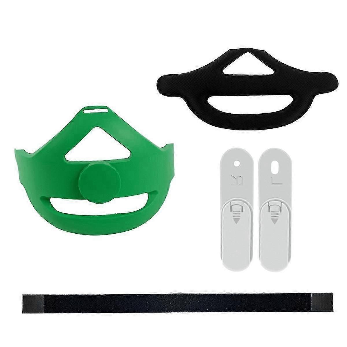 VR Headset Strap for 3 Adjustable Enhanced Head Cushion Wearing Head Strap for 3-Green