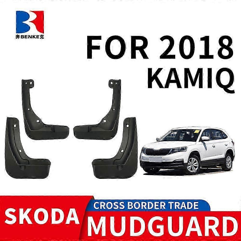 Suitable for 2018 Skoda Comik Kamiq Car Tire Pp Material Front And Rear Soft Rubber Material Mud Shield