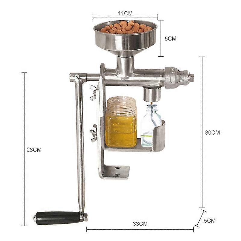 Manuale Arachidi Noci Semi Olio Pressa Espulsore Estrattore Olio Macchina