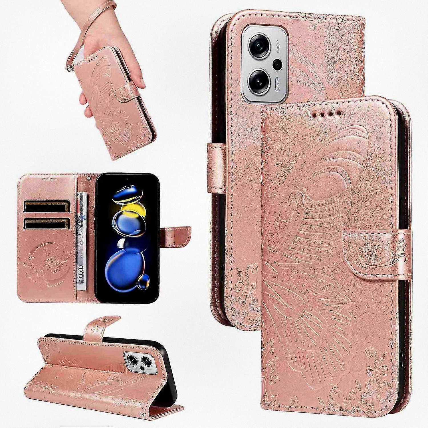 Leather Phone Case Compatible with Certain Brand Models Including Redmi K50i and Note 11 Pro+ 5G
