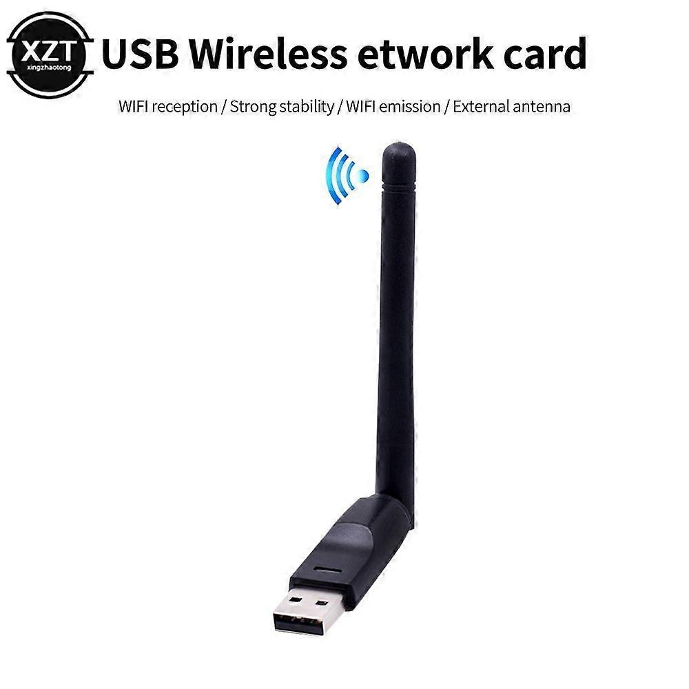 150mbps trådløst netværkskort mini usb wifi-adapter stationær bærbar computer trådløst netværkskortmodtager MTK7601 / RTL8188 (muligheder RTL8188 pe-taske)