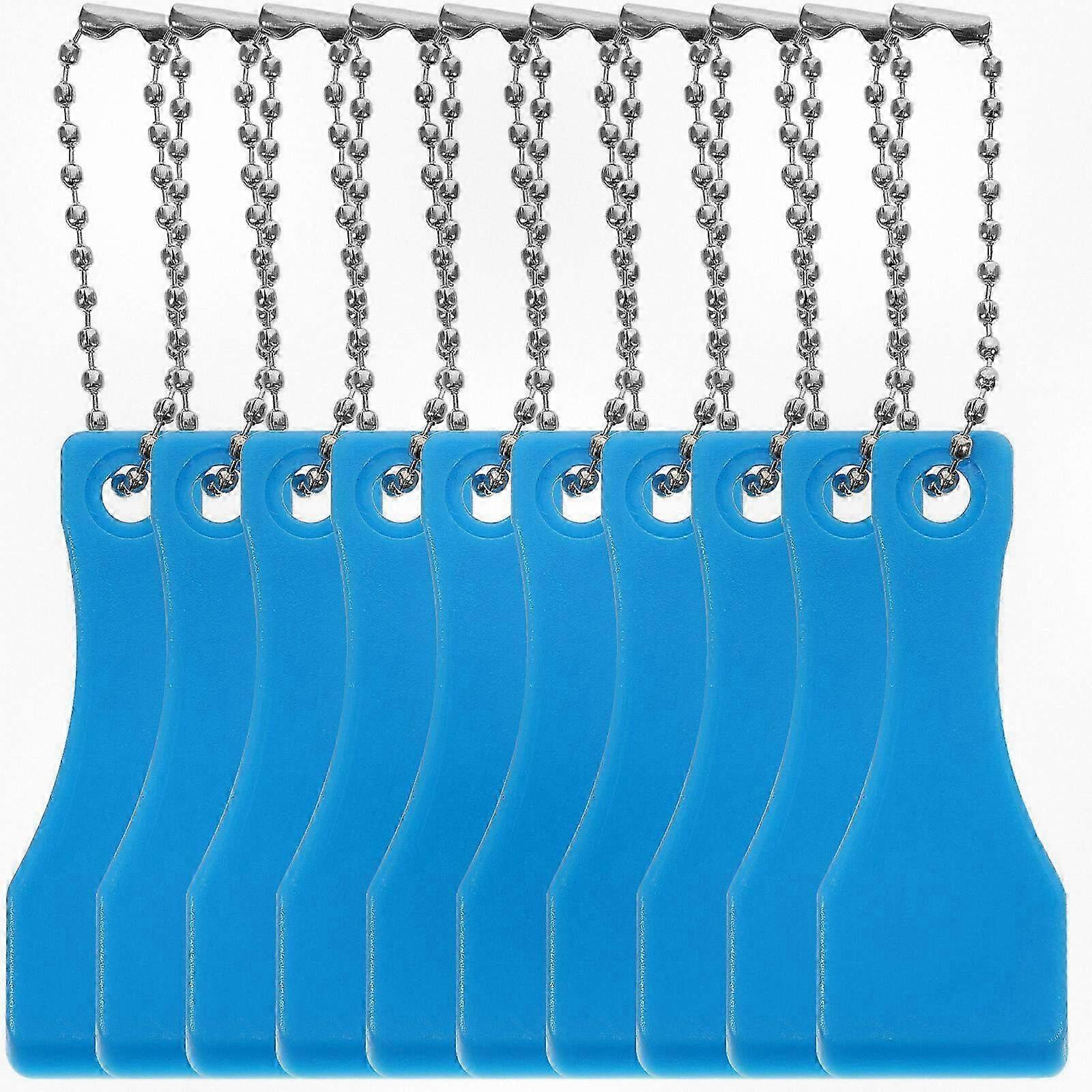 10pcs Portable Lottery Ticket Scratcher Tool, Plastic Scraper for Removing Sticker Labels