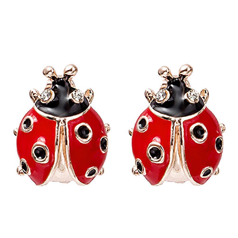 Here's a polished and engaging product description based on your input:

 

**Cute Animal Ear Studs with Rhinestone Inlay – Stylish & Hypoallergenic
