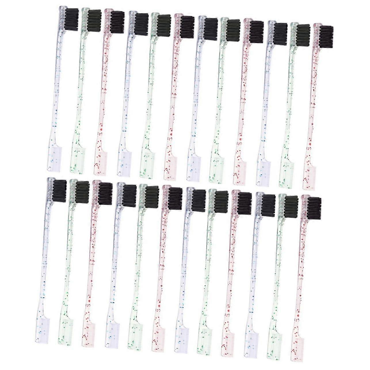 2sets Essential Eyebrow Tools Brush Comb Spoolie Edge Brush Makeup Accessories Set 12pcs2