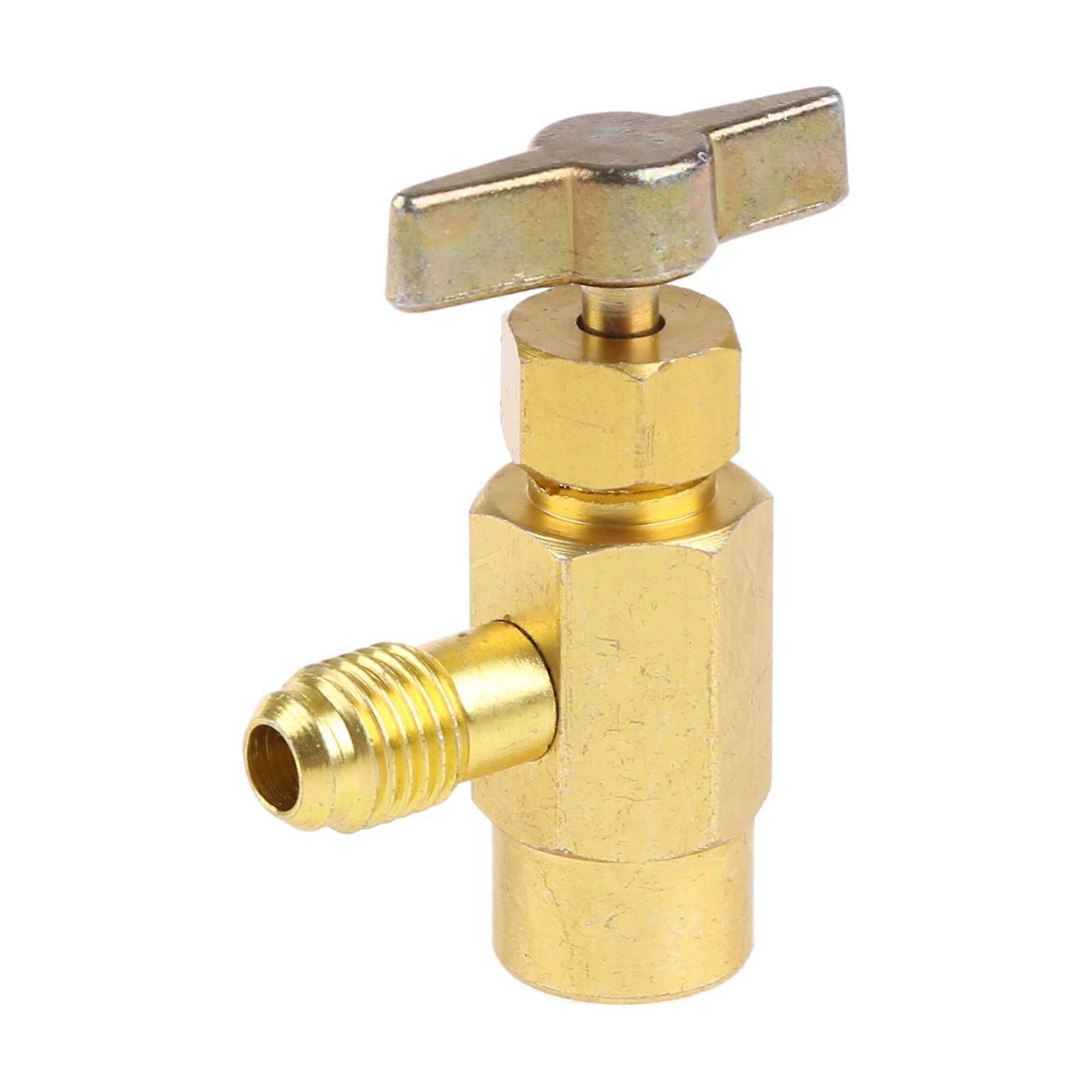 R134A Adapter Fitting Quick Coupler Air Conditioner Refrigerant Manifold Gauge Can Tap for Tank Adapter for Valve Core R