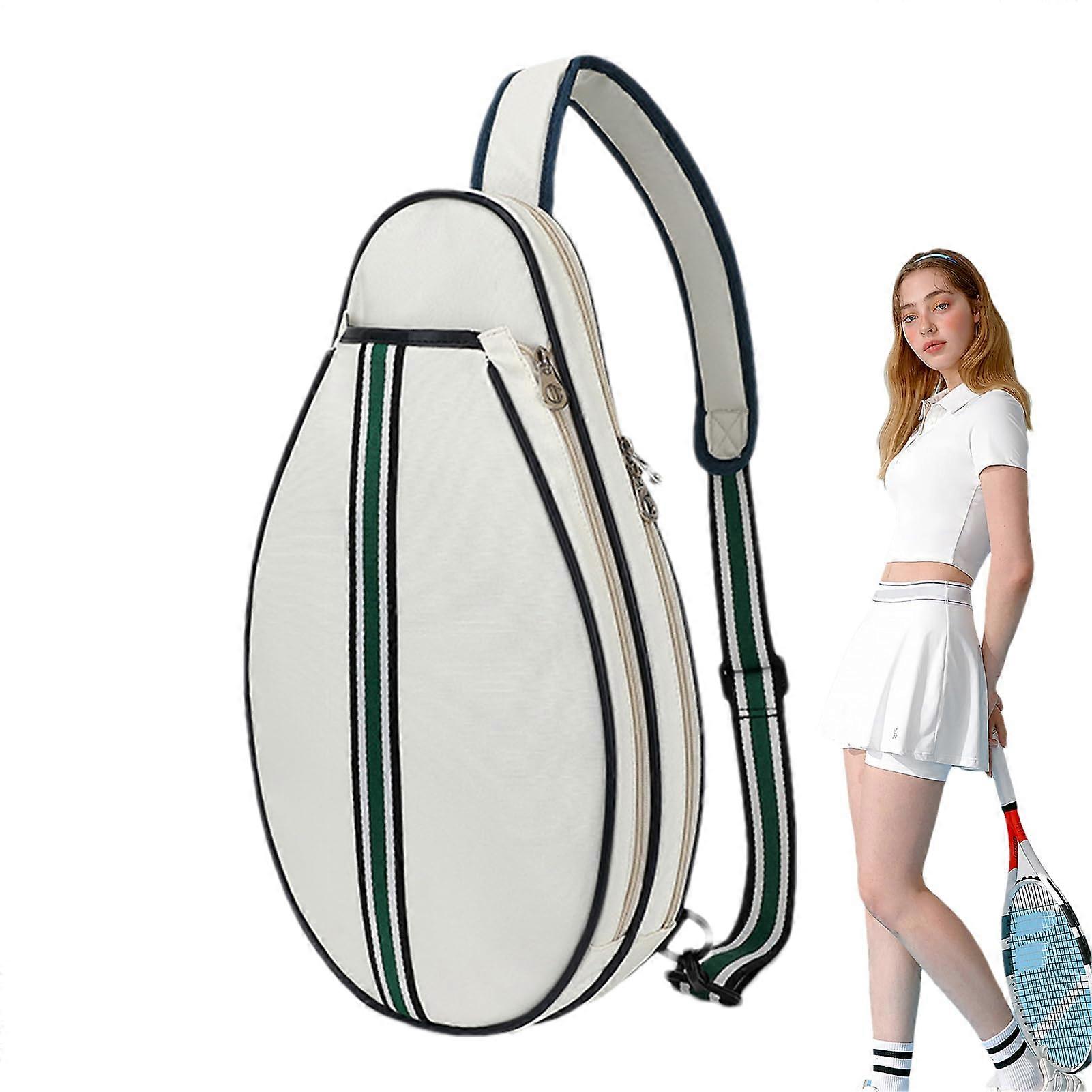 Badminton Racquet Pouch - Lightweight Compact Storage Bag for Players, High-Capacity Protection, Portable Hiking Sling Package