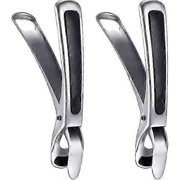 Grill Tongs Compatible with Instant Pot Accessories, Tongs for Frying Pans, Toasters, Steamers, Set of Two