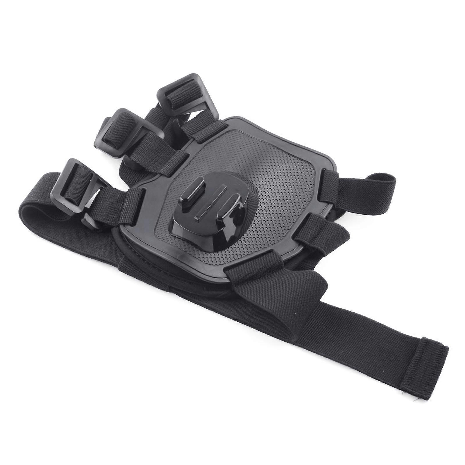 Universal Dog Chest Back Camera Mount 2 in 1 Soft Adjustable Harness Belt for 4/3+/3/2/1 Action Cameras