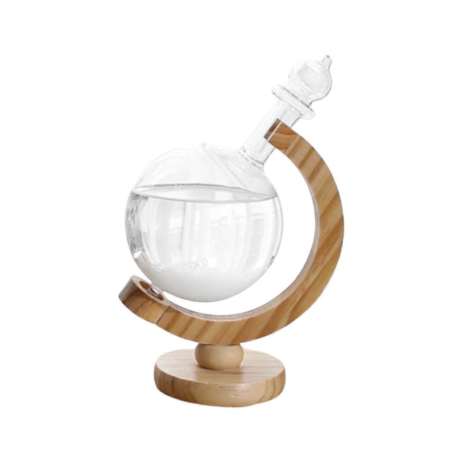 Water globe for weather forecast Elegant glass bottle with modern decoration