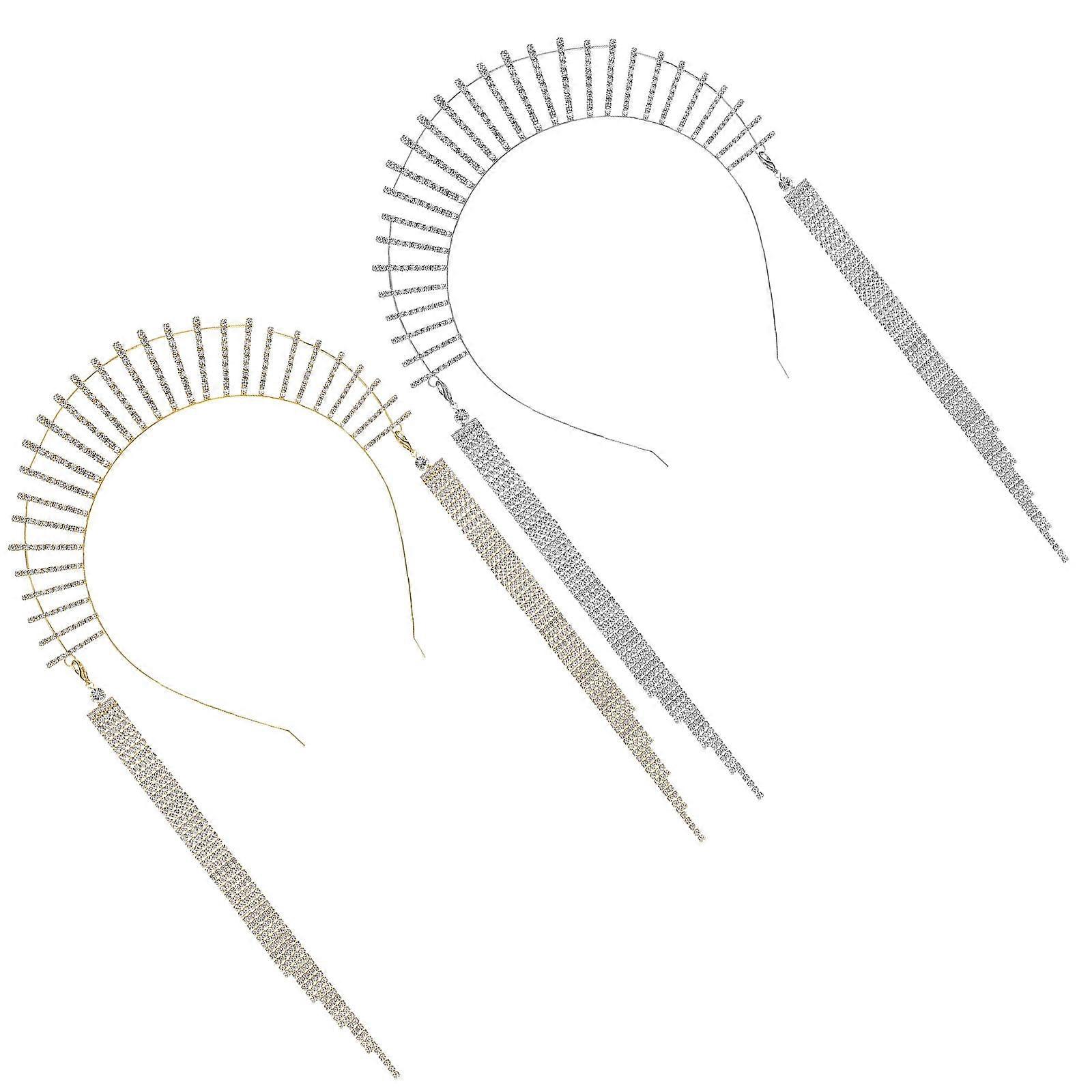 Goddess Tiara Crowns with Rhinestone Elegance for Special Gatherings