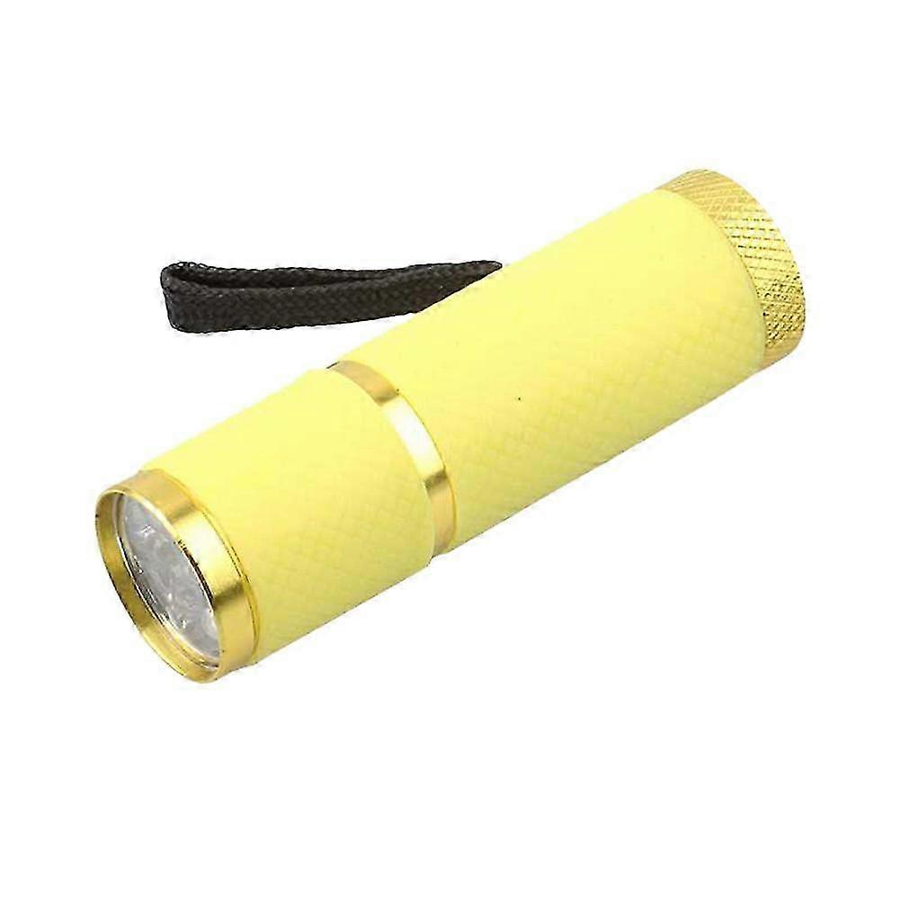 Portable Flashlight Money Detection Torch 9 LED Flashlight Blacklight Detector LED Flashlights Light