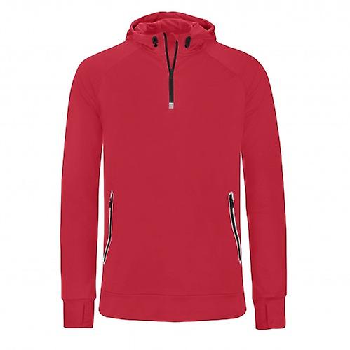 Sudadera de cuello con capucha Zip hombres ProAct