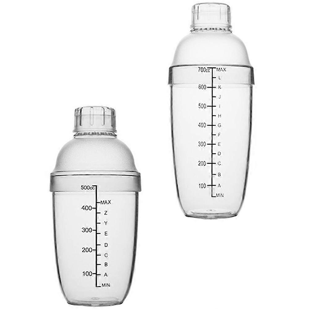 1 Set Shake Pot Transparent Glass Milk Tea Tool Freezing proof Shake Bottle