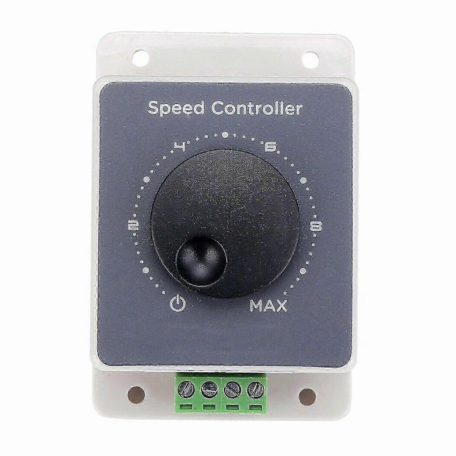 PWM DC motorvarvtalsregulator 12V-48V 20A justerbar regulatorbrytare