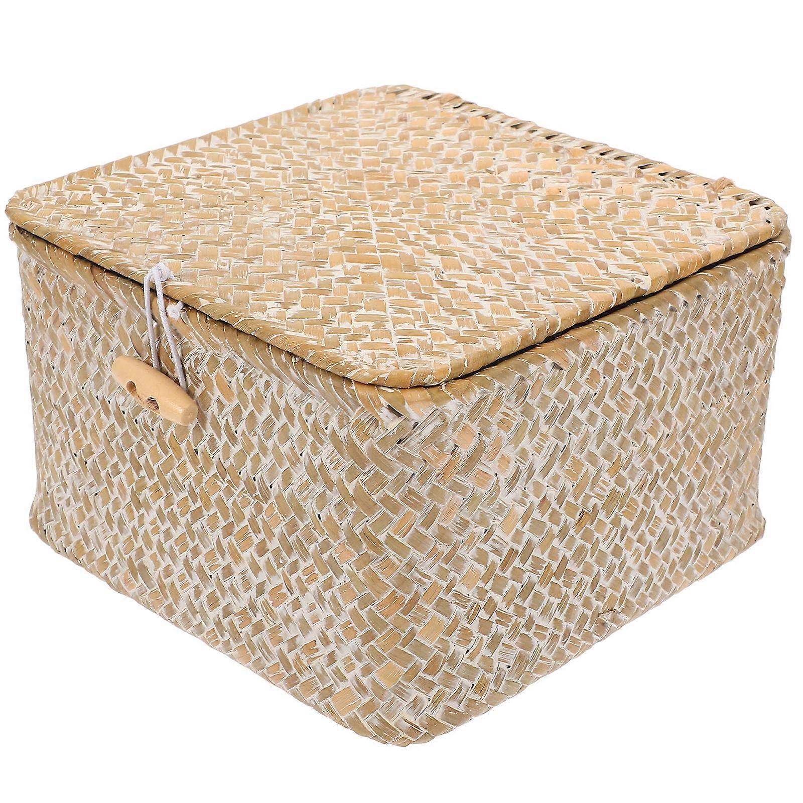 Versatile Home Organizer, Square House Box with Lid for Multi-Space Usage
