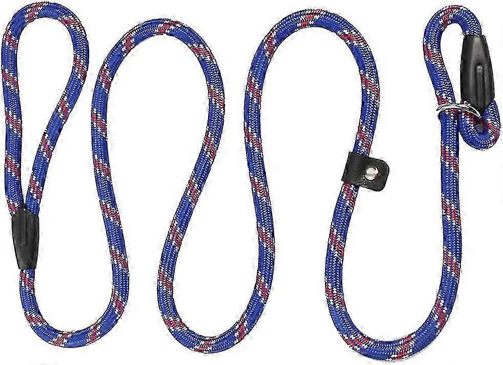 Durable 140cm Dog Training Leash Adjustable for Small Medium Dogs Blue
