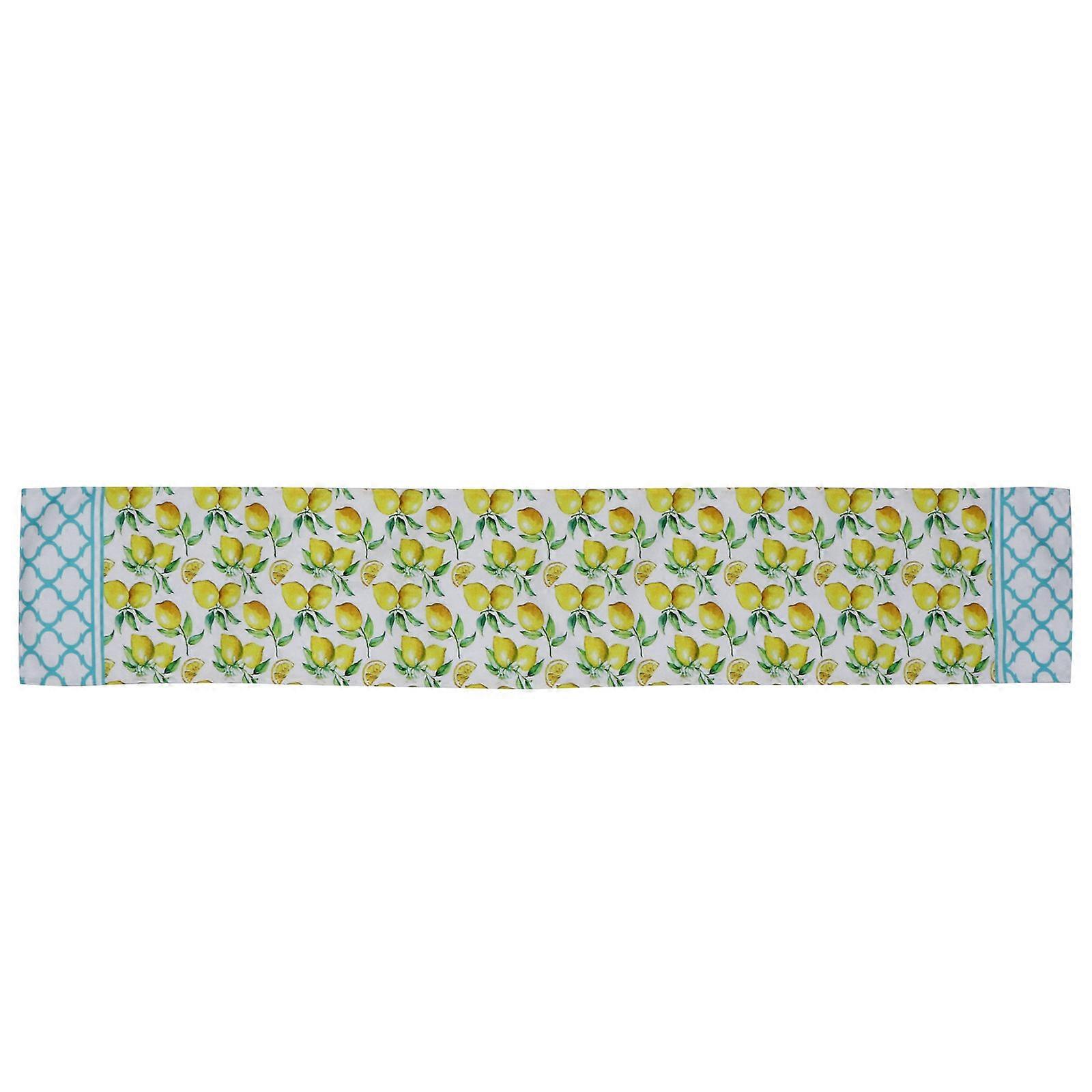 Table Cloth Runner Delicate Lemon Table Runner Multi Colored 178x33cm Table Protection Home Decoration 1Pcs