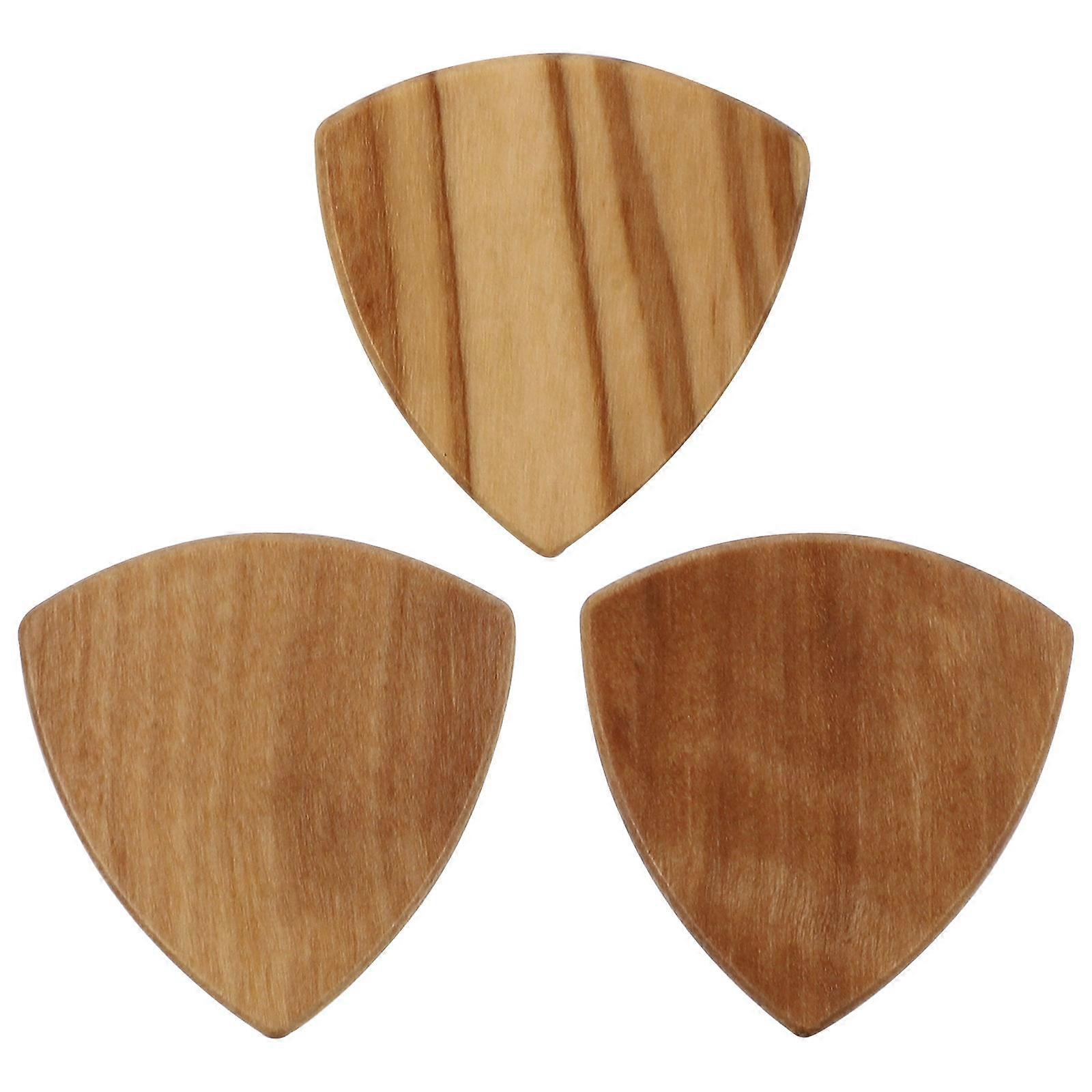 Creative Guitar Picks Practical Accessories for Guitar Use Synthetic Material Assorted Color 3pcs
