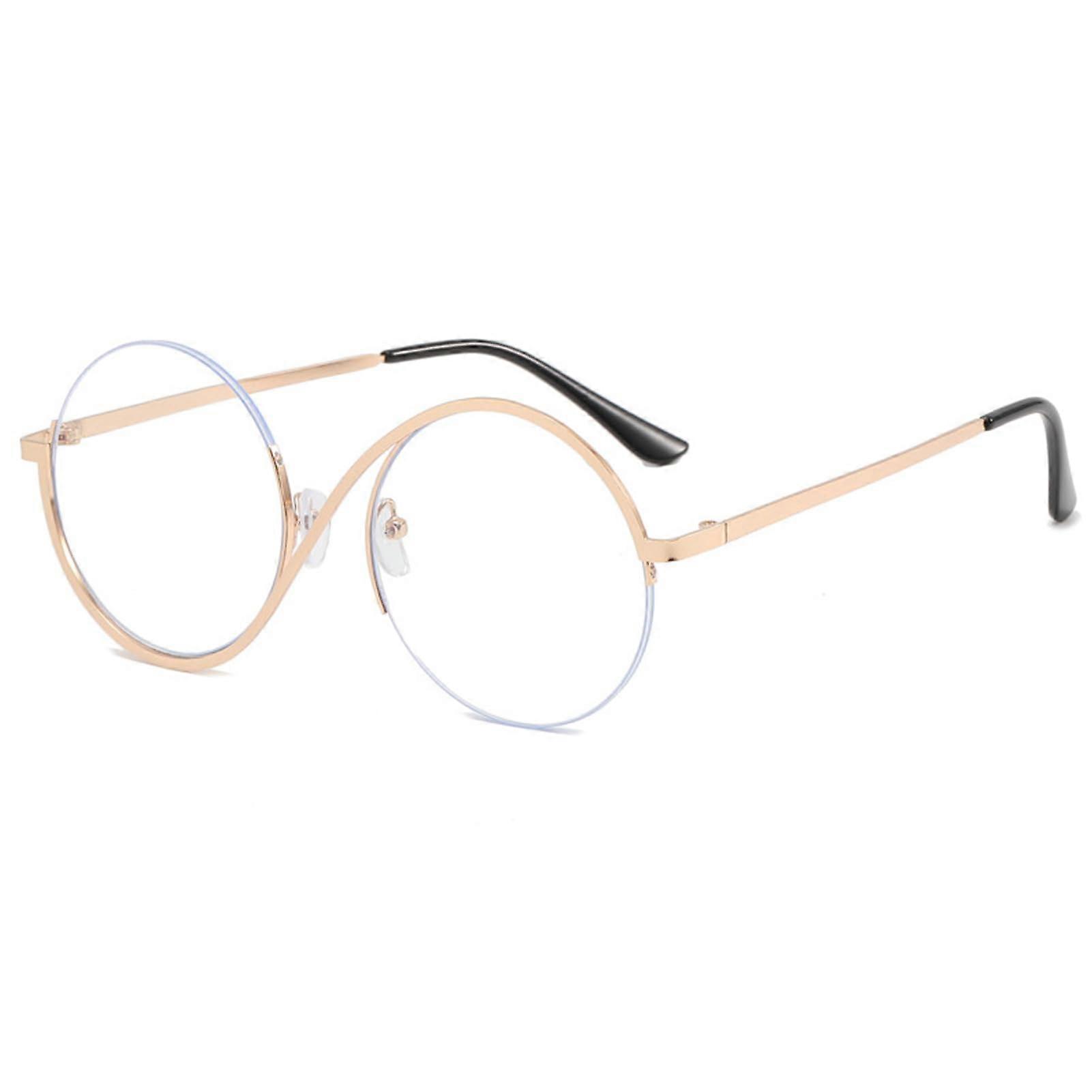 Fashionable round sunglasses with large frames for trendy looks, PC Retro fashion trend, round sunglasses with large frames, Type3
