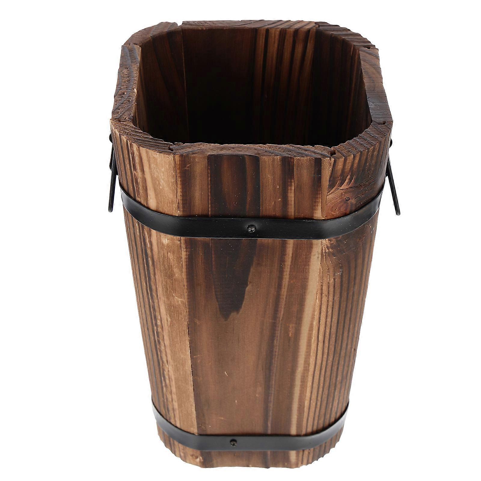 Here's a creative and engaging product description for your **"Creative Succulent Planter Carbonized Flowerpot with Drainage, Retro Design for