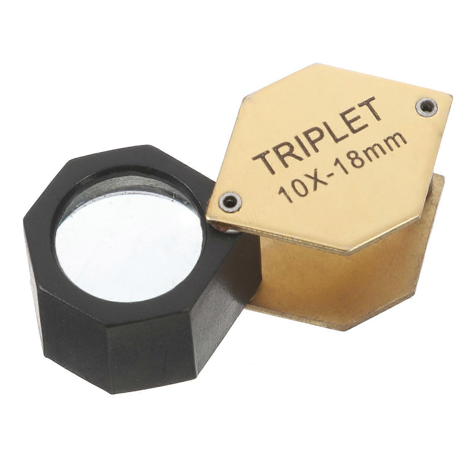 Foldable Handheld Jewelry Magnifier – Compact Lightweight Magnifying Glass for Identification, Repair, and Nature Exploration