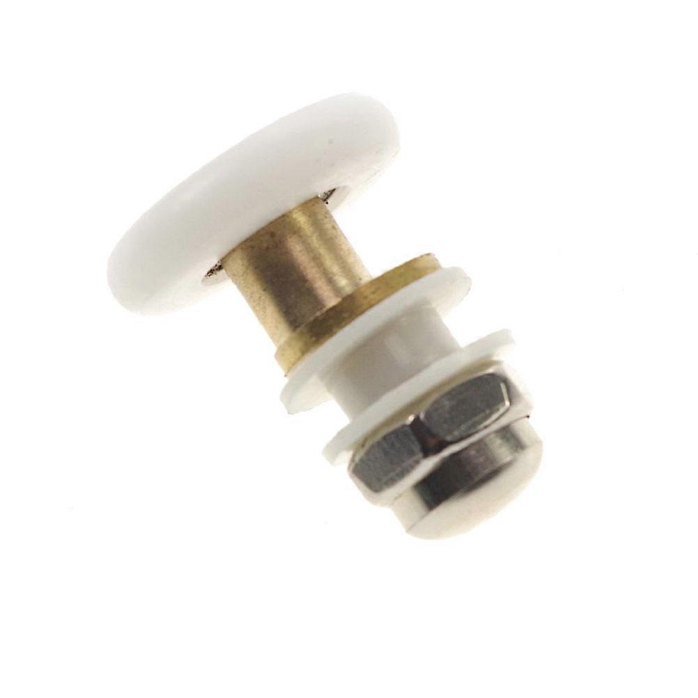 Bathroom Door Roller ABS Material 23mm Diameter 6Pcs