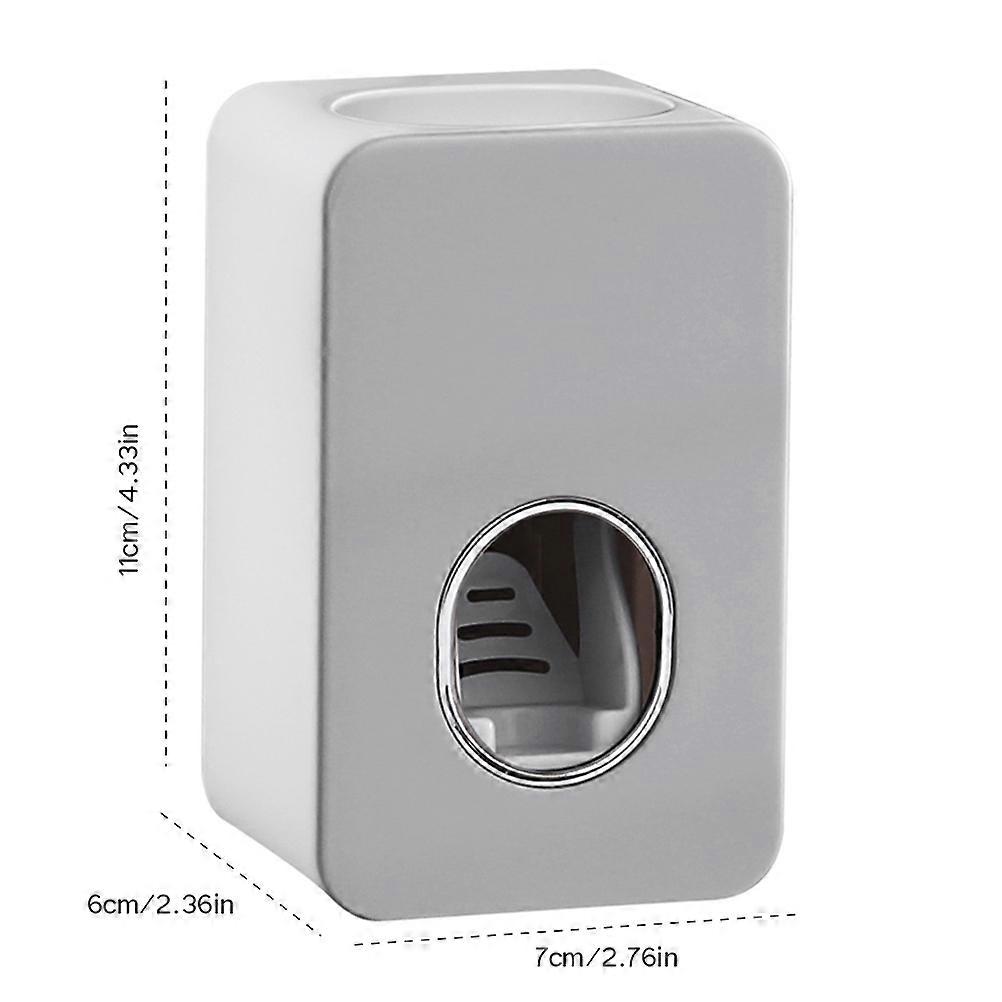 Automatic Toothpaste Dispenser Toothpaste  Toothbrush Holder Wall Mount Rack Bathroom Tools