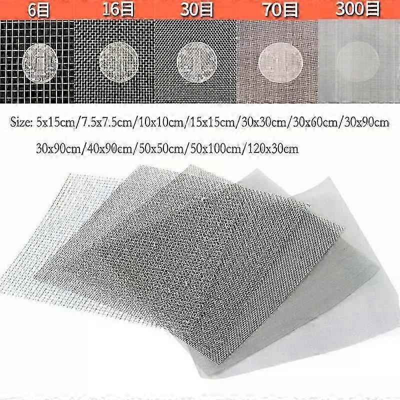 4/20/30/100/120/200/300/400 Mesh High Quality Stainles Steel Metal Mesh Woven Wire Screening Sheet Screening Filter Sheet