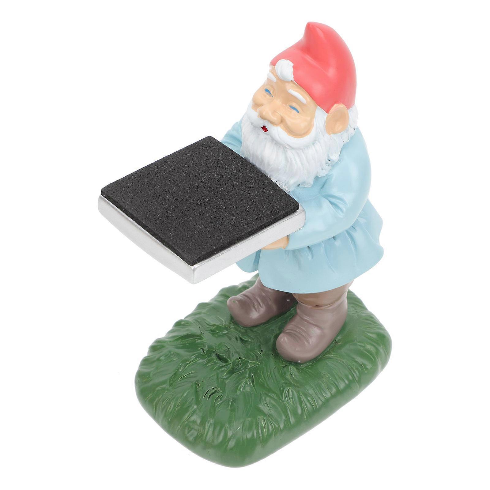 Creative Resin Gnome Watch Stand for Desk Decor – Dwarf Ornament for Home Office – Smooth Desktop Jewelry & Watch Storage Rack – Funny Living