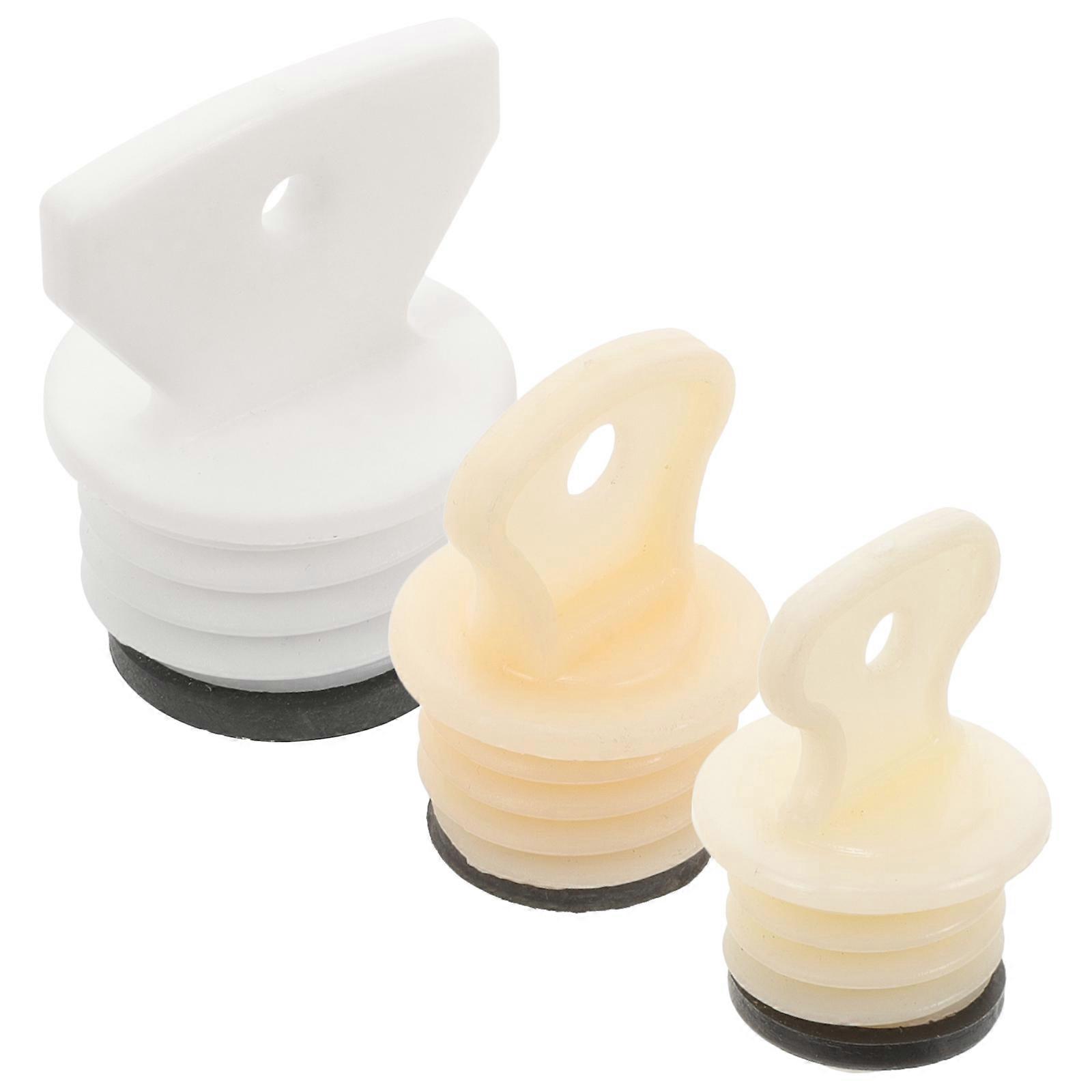 Hot Water Bag Stoppers Rubber Material Insulation Replacement Plug 3Pcs Kitchen Accessory