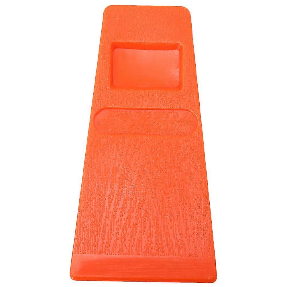 Replacement Tree Felling Wedge Garden Tool Professionals Orange 14.00X6.60X2.54cm Durable ABS Material 1Set