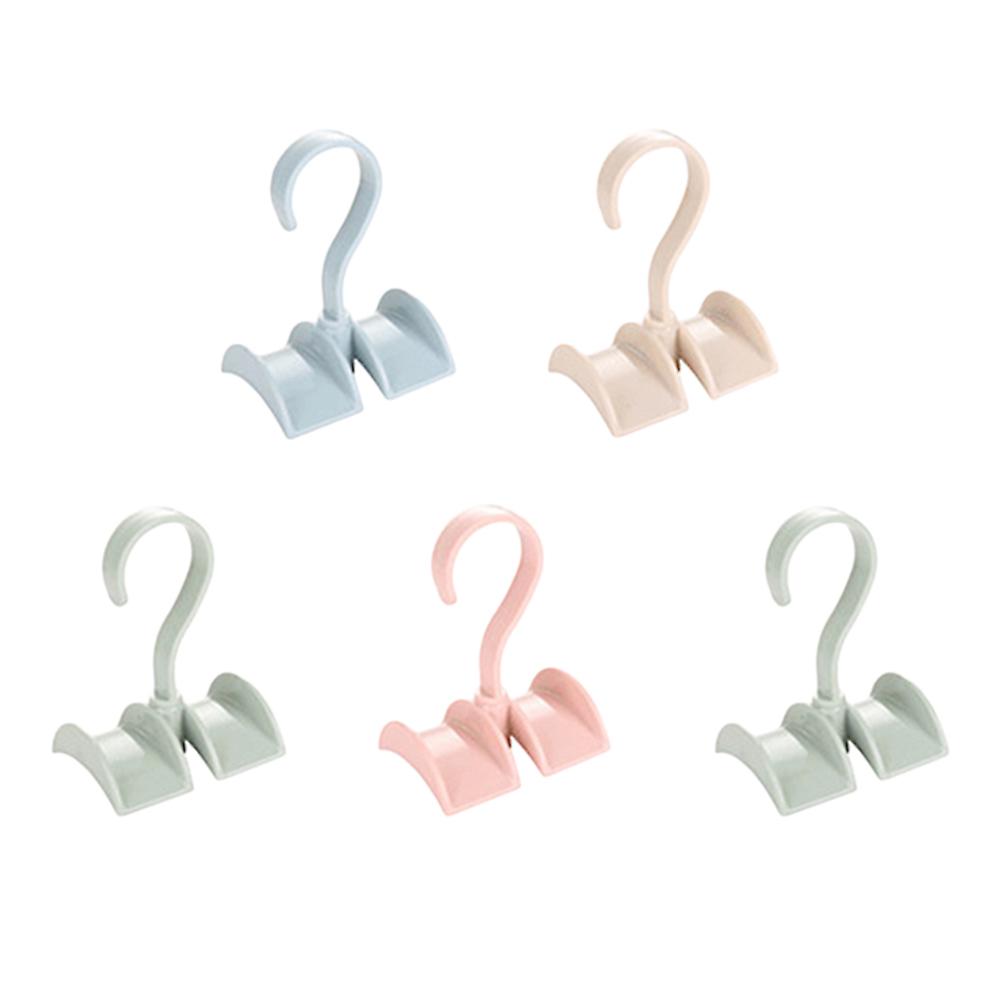 Rotating Handbag Hanger Rotated Storage Rack Bag Hanger Household Use 3.7X2.8X4.9in Clothes Organization 5Pcs