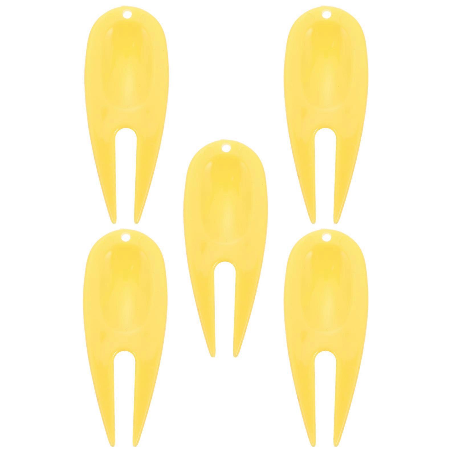 Golf Divot Reparatie Tool Eenvoudig Ontwerp Plastic Divot Fixer Vader 2.7X7CM 20Stuks