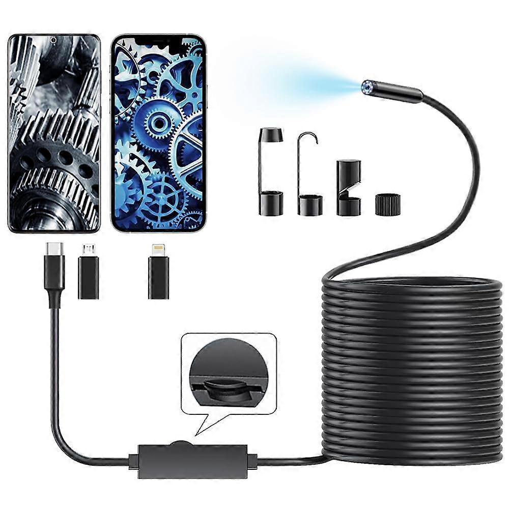 16.4ft Endoscope Camera with Light for iPhone and