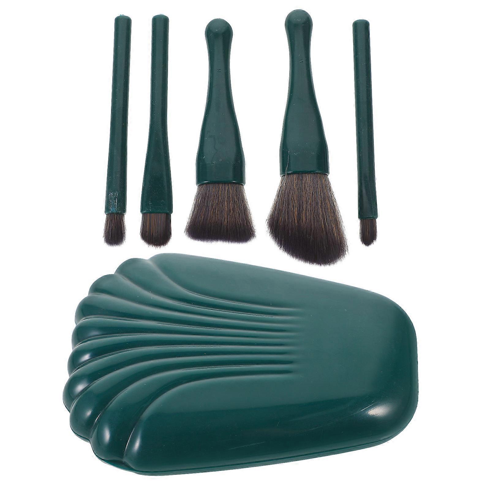 Travel Makeup Kit Compact Cosmetics Beginners Daily Use Green 1Set