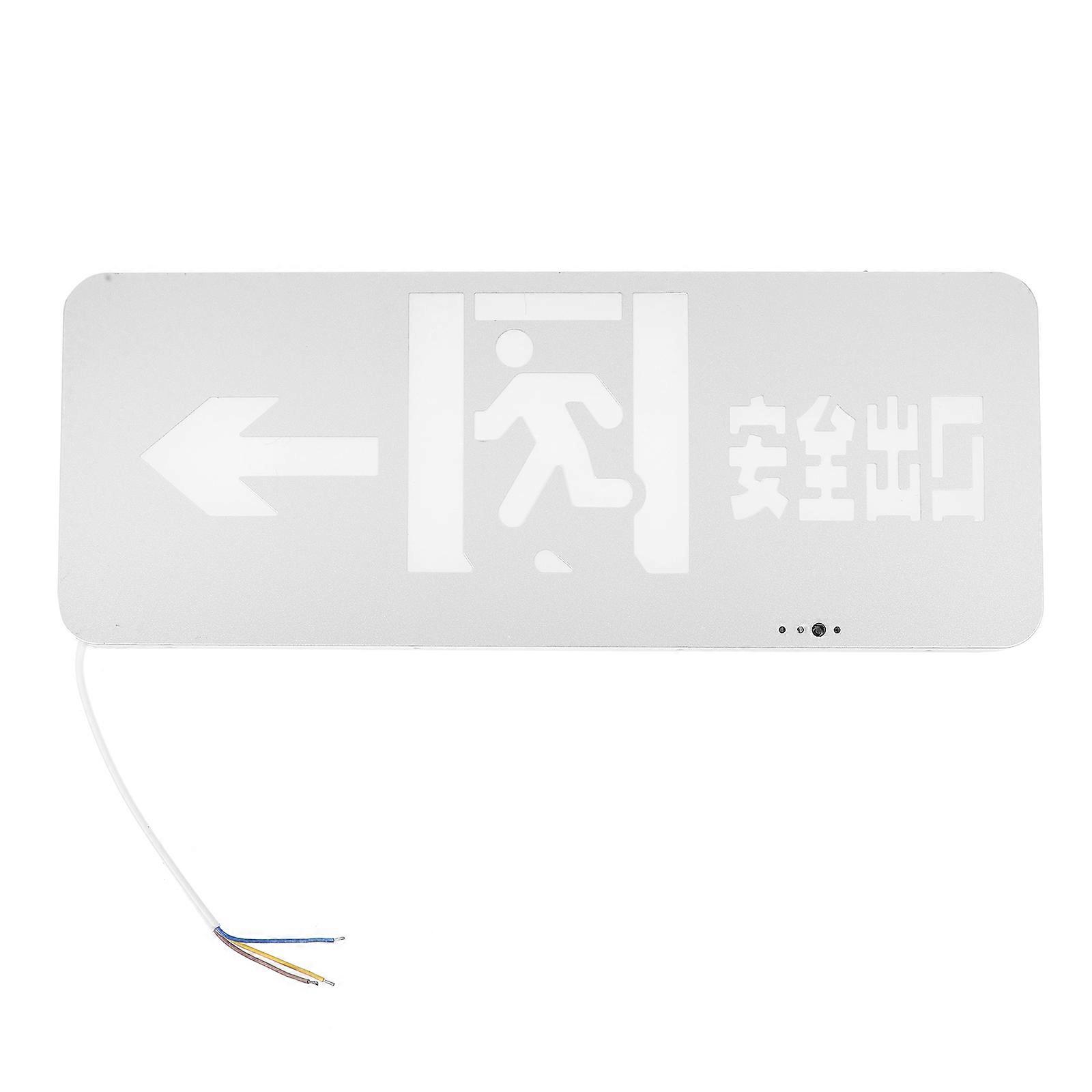 Wall Emergency Light Exit Indicator For Emergency Situations Facility Managers IP30 Protection 1Set