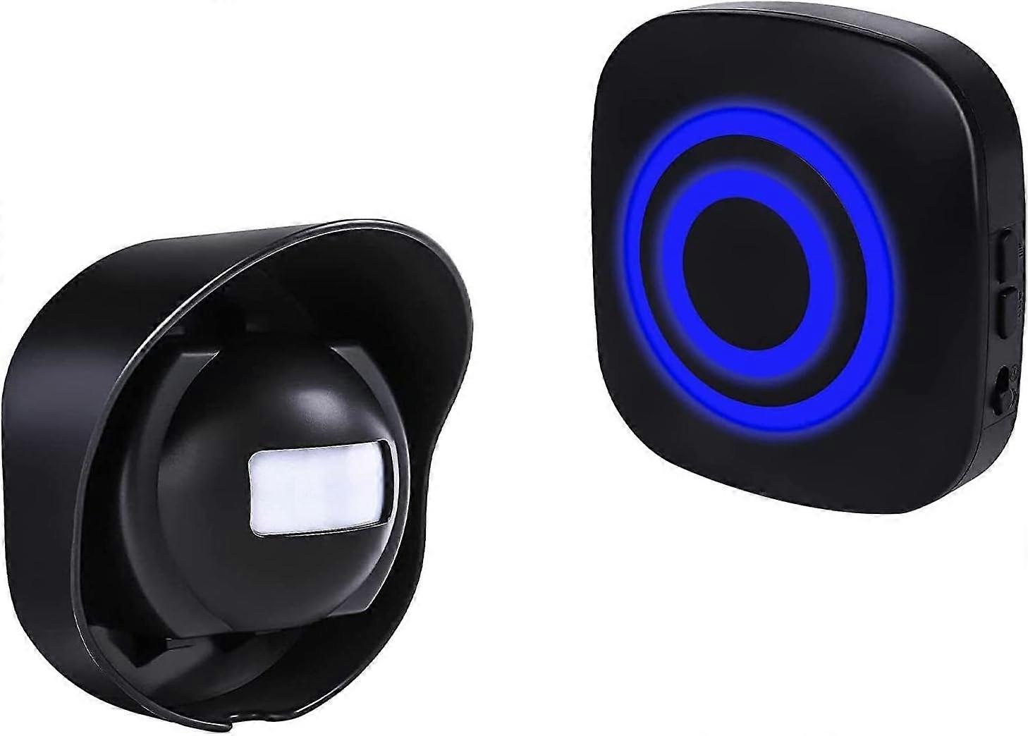 Motion Detector Alarm, Siren Infrared Motion Detectors-Sensor Wireless Alarm PIR Motion Detector Set