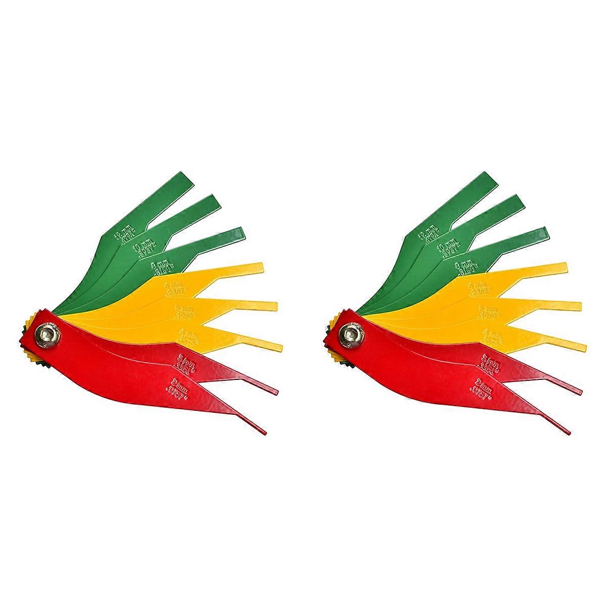 Brake Pad Measuring Tool, Disc and Drum Brake Lining Gauge Set