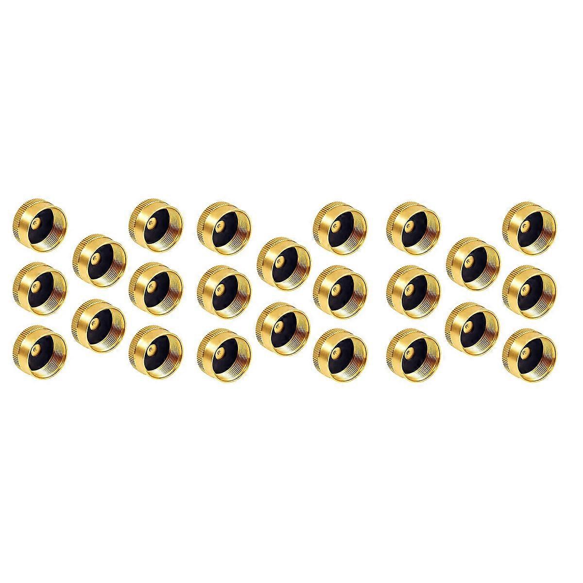 8PCS Solid Brass Propane Bottle Caps for Outdoor Stove