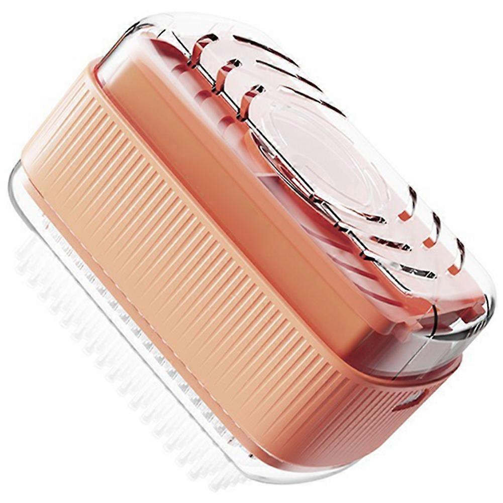 Soaps Box with Roller Multifunctional Soaps Bubble Box Roller Dispenser Portable Soaps Dish With Drain