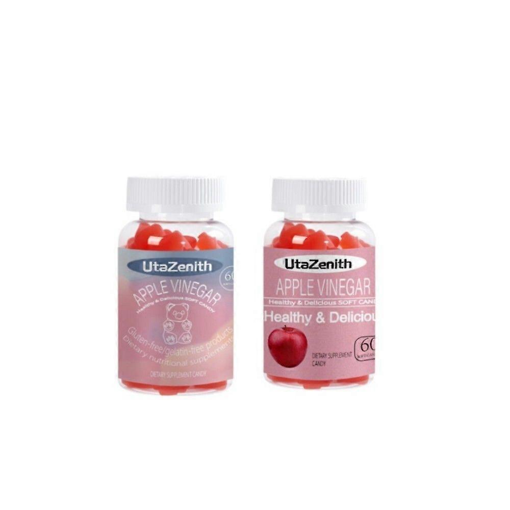 UtaZenith Apple Cider Vinegar Gummies, Vegan Gummies, Combination Pack