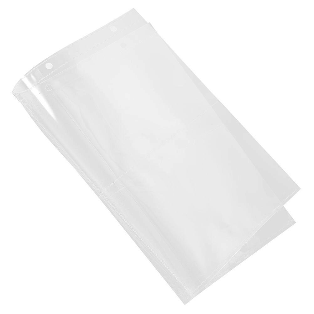 20 Sheets Clear Photo Album Replacement Pages for Scrapbooking, Loose Leaf Design for Convenient Memory Storage
