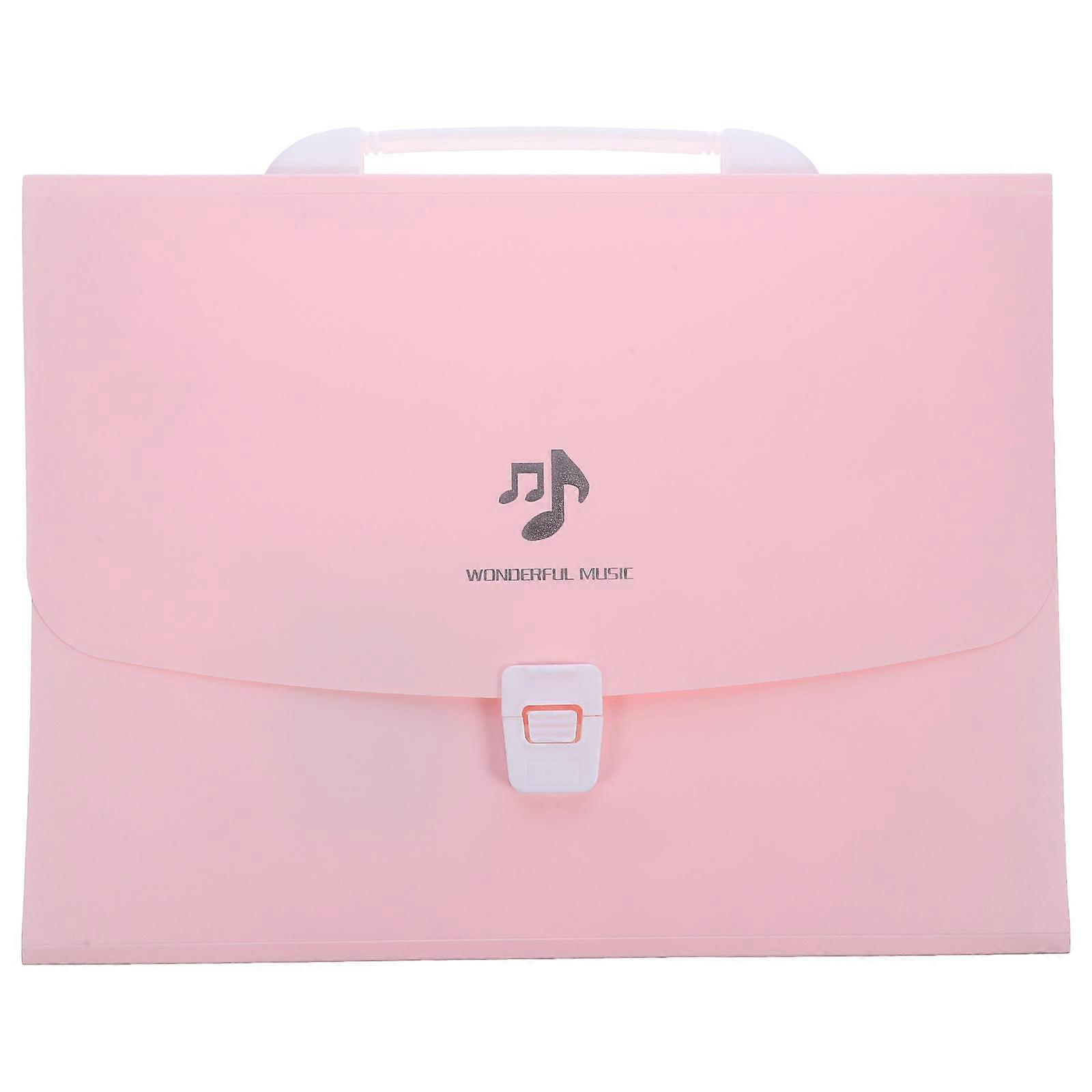 Document Organiser Bag File Folder Plastic Document Organizer Portable Home Use 1Set