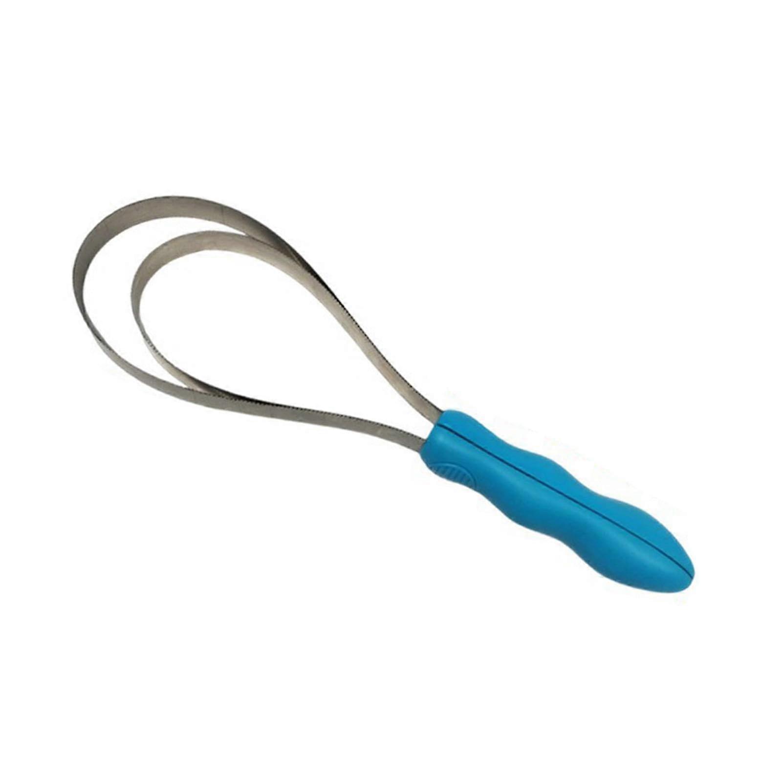 Hair remover for pets, blade with handle for dog grooming, double loop