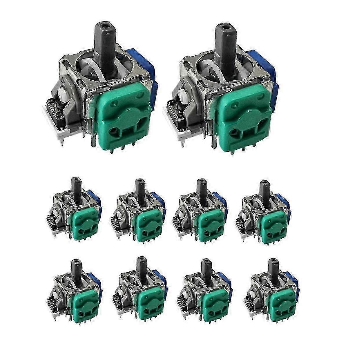 10PCS Hall Joystick Controller for Compatible Brand Electromagnetic Joystick Analog Sensor Potentiometer Anti-Dr