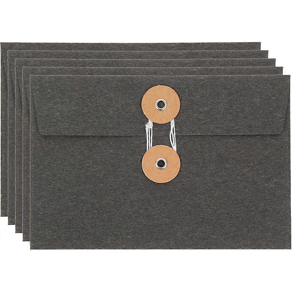 Organizing Bags Thickened File Bags Classic File Folder Bag Design General Users 5Pack