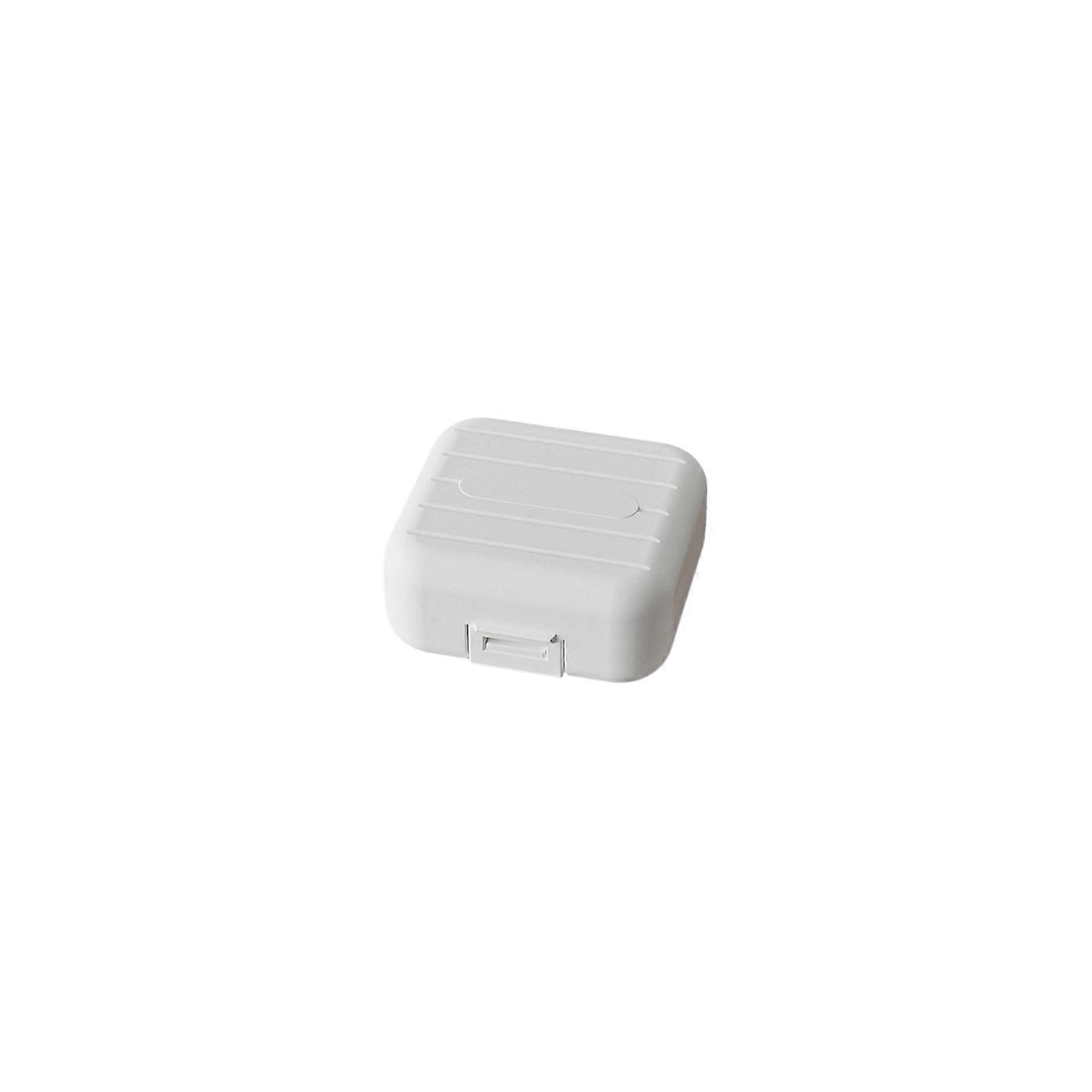 Moisture Proof Portable Pills Dispenser Multiple Sections Pills Organizers Safe Plastic Travel Essential Storage White S